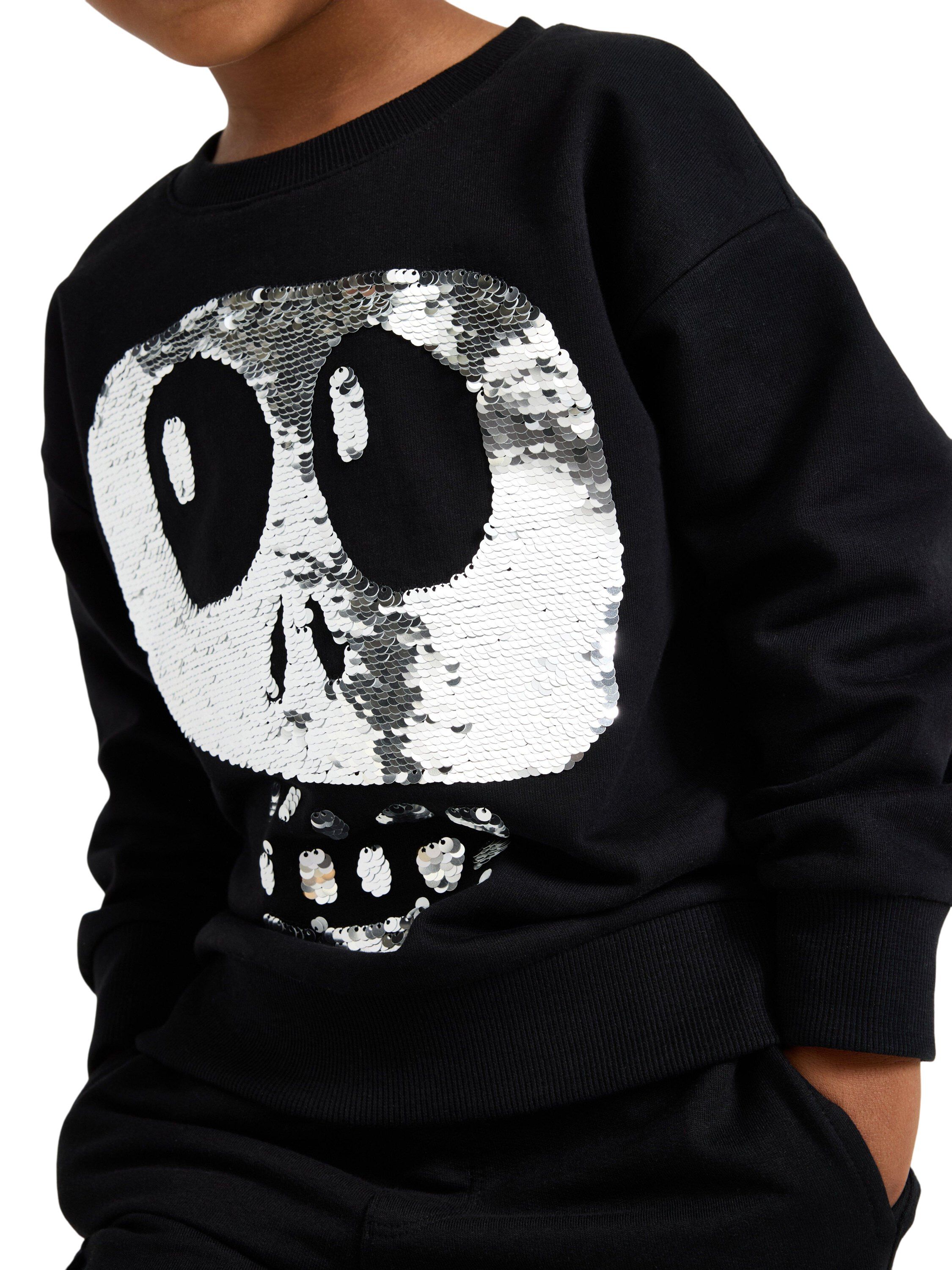 Sweatshirt in soft cotton jersey wi