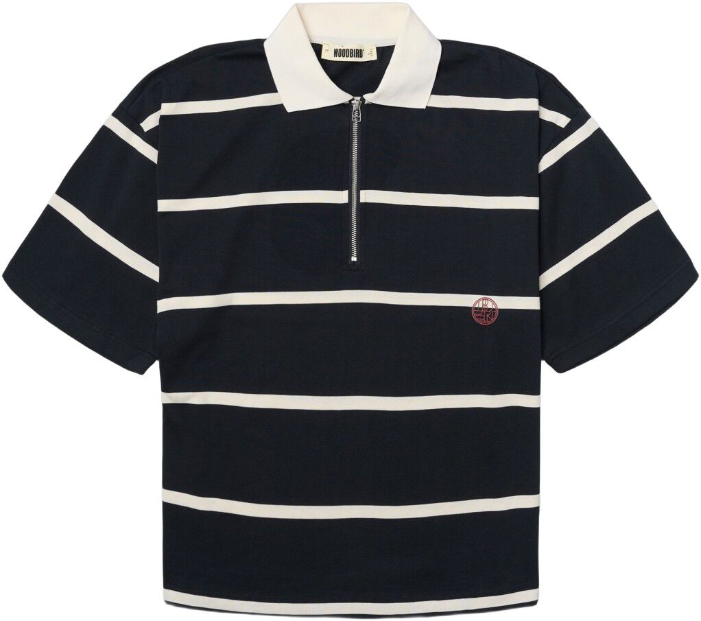 WBHiro S/S Stripe Zip Polo