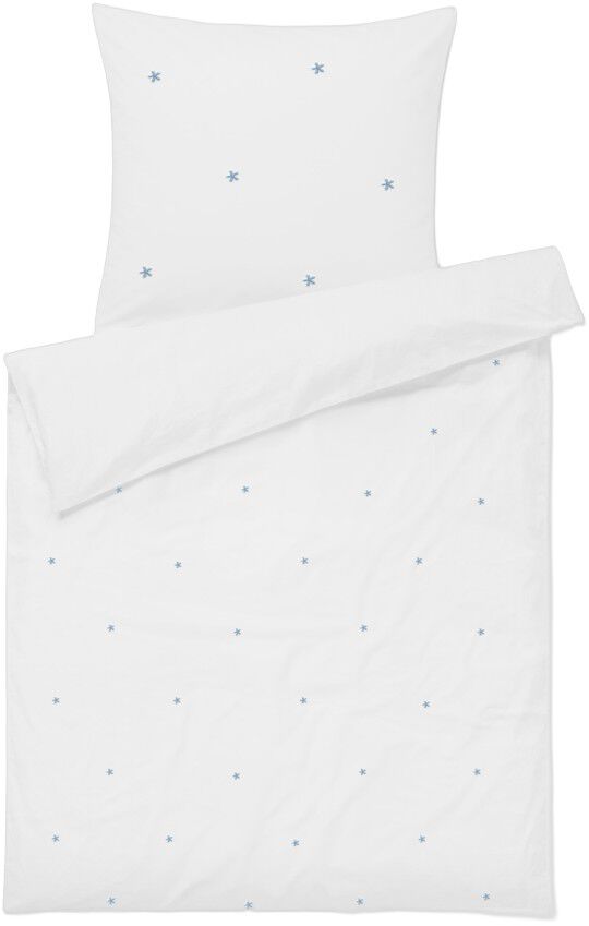 Daisy Senget&oslash;j Baby 70x100 cm hvid/lys bl&aring;