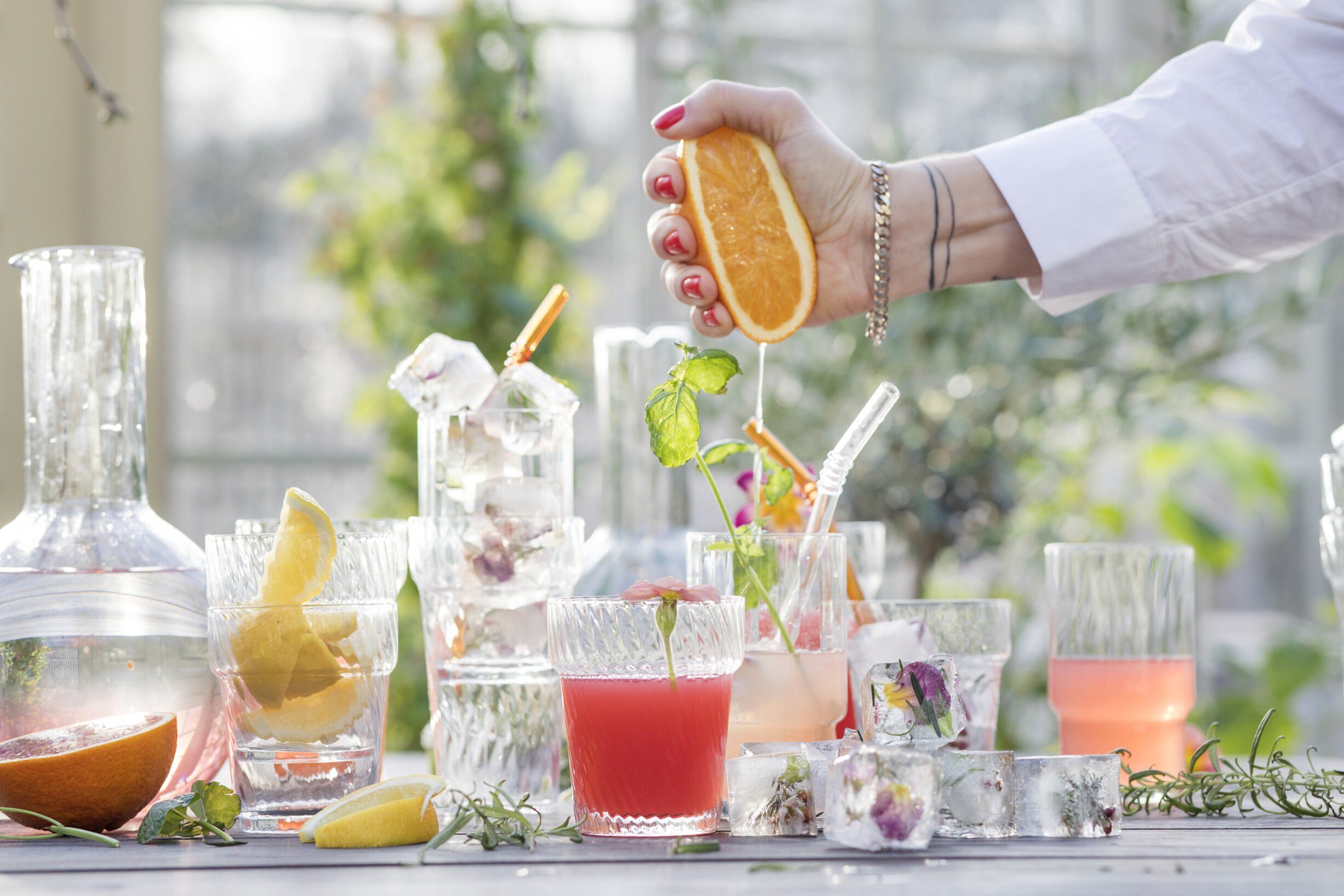 Short glass Opacity 2pcs/set