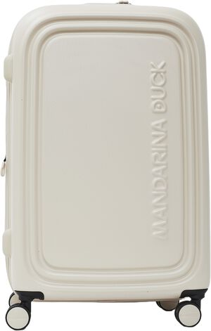 LOGODUCK + TROLLEY MEDIUM EXP / WHITE MOCHA