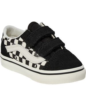 Old Skool V GEO CHECK Black