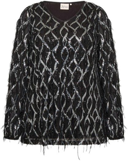 Curvy WA-SANNIE 1 Bluse Sort