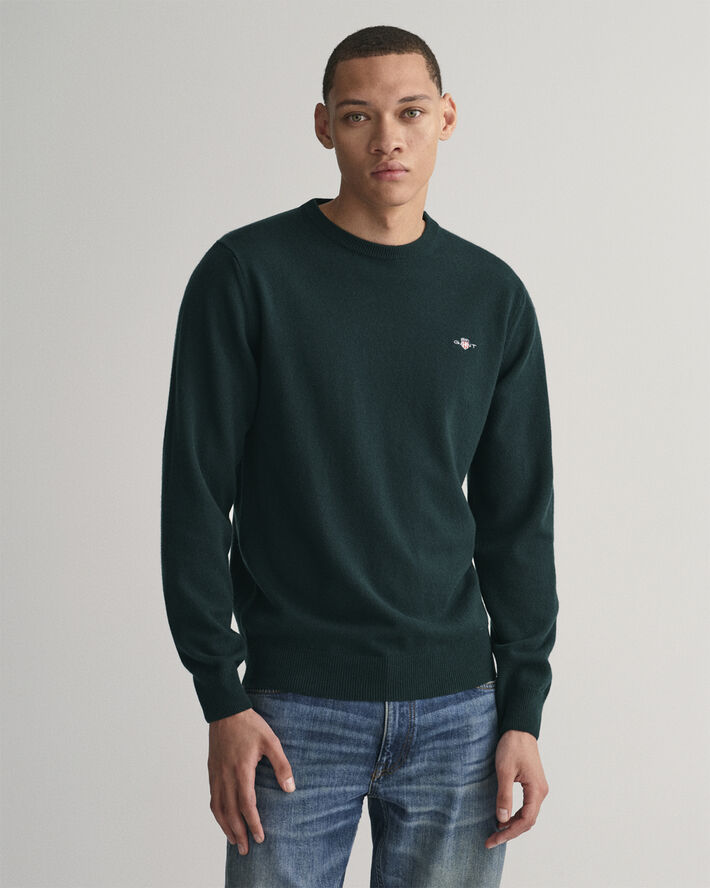 SUPERFINE LAMBSWOOL C-NECK