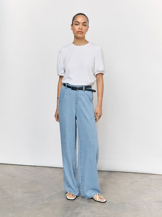 OBJFRAME LISA WIDE MW PANTS NOOS