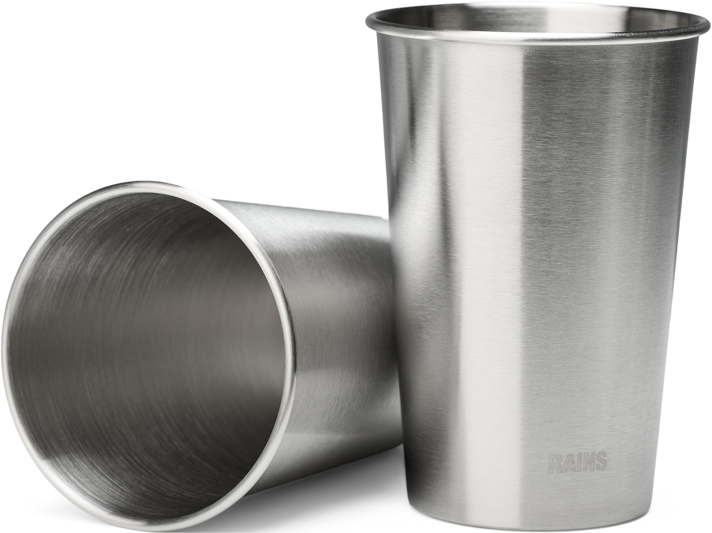 Stainless Steel 2-Pack Cups 500ml
