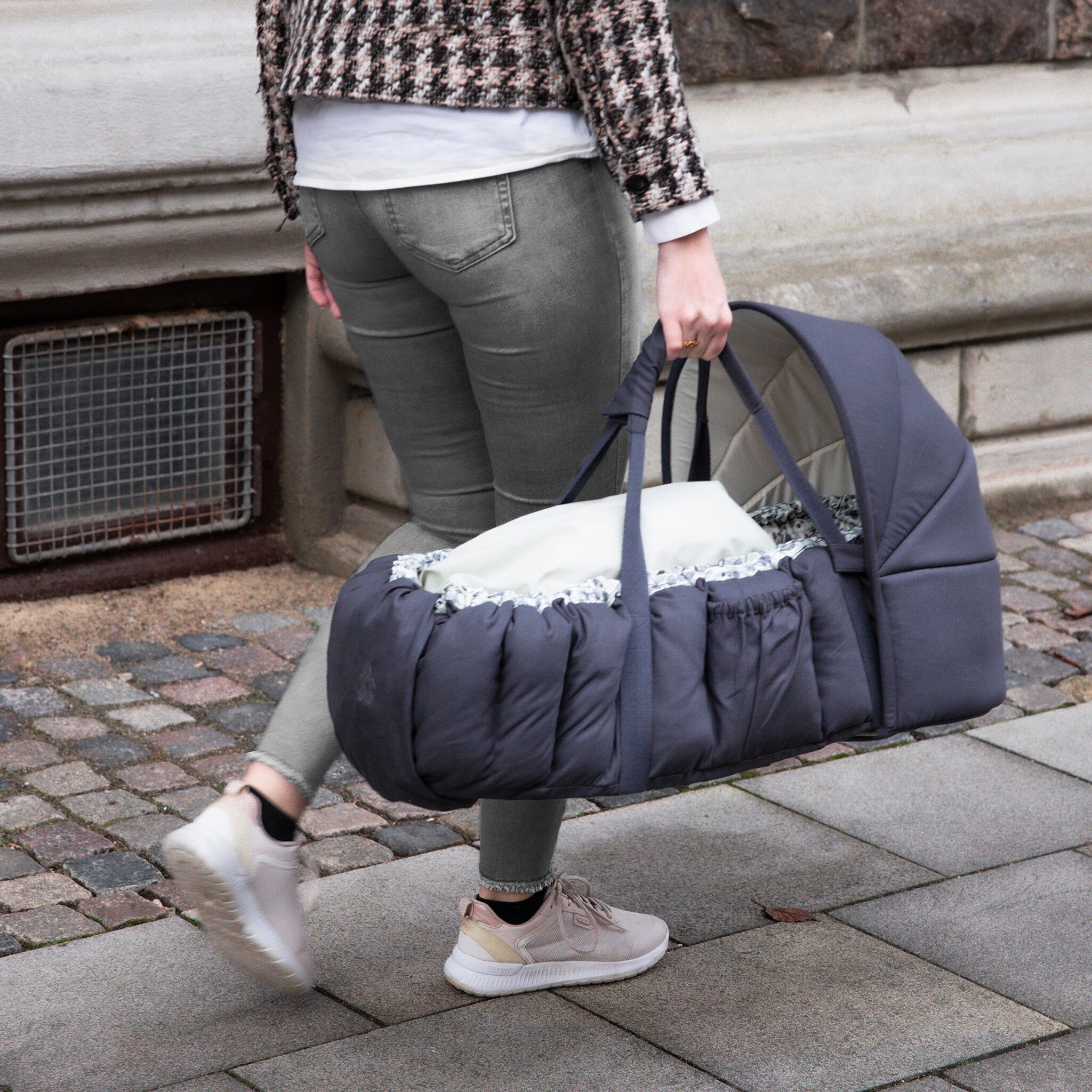 Kaleche til 3-i-1 Babynest, blue olive