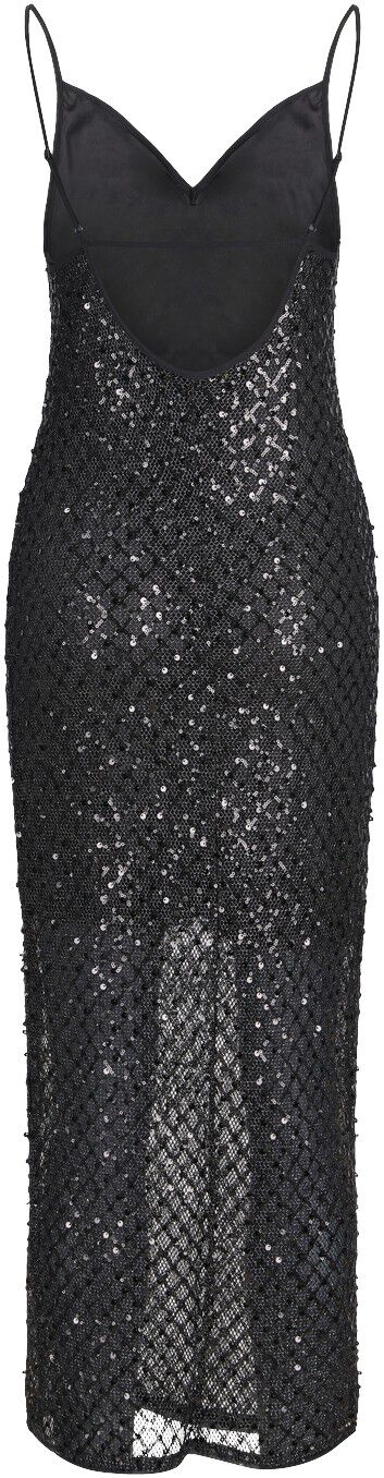 JXFIE GLITTER LONG DRESS WVN LN