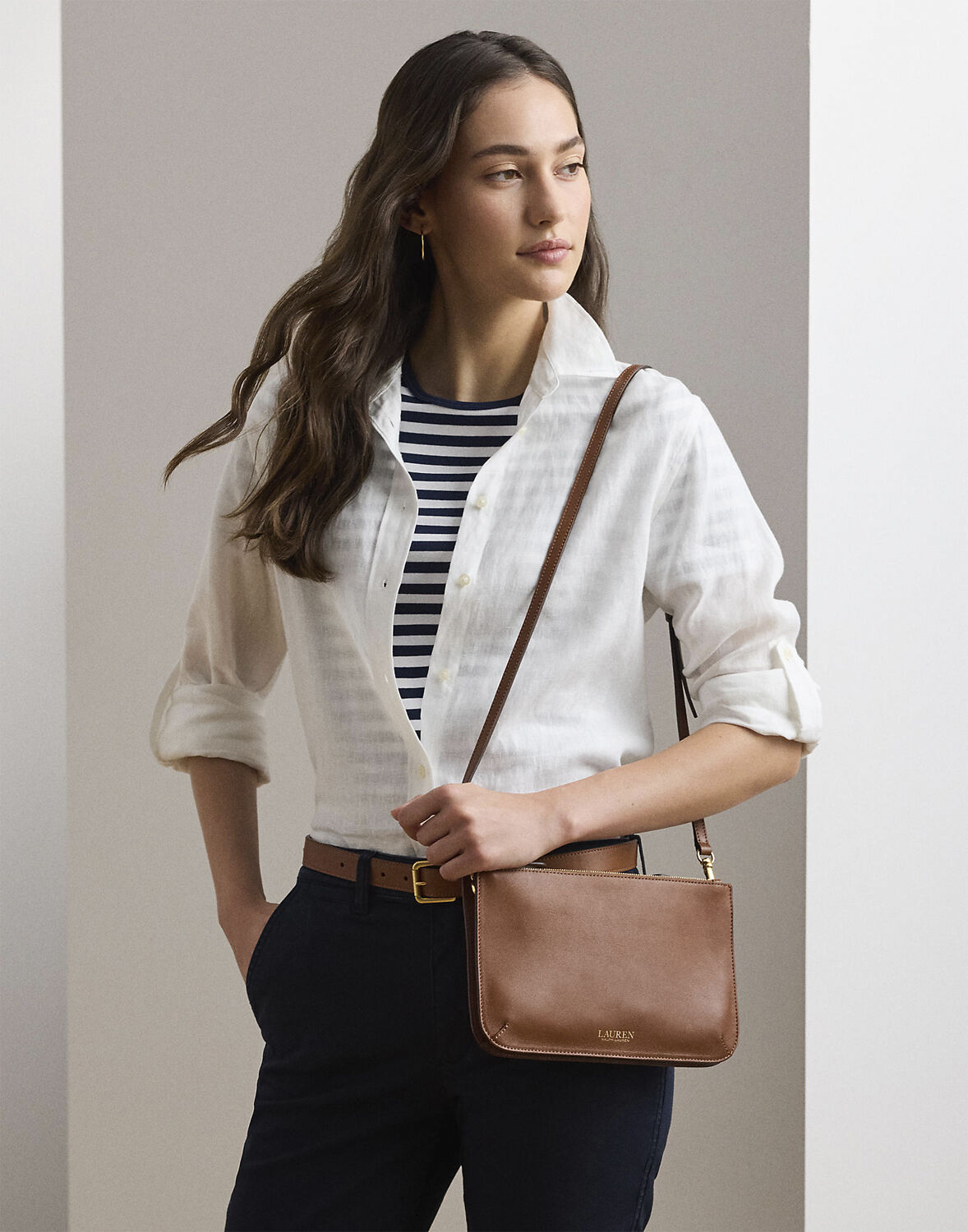 Leather Medium Landyn Crossbody Bag