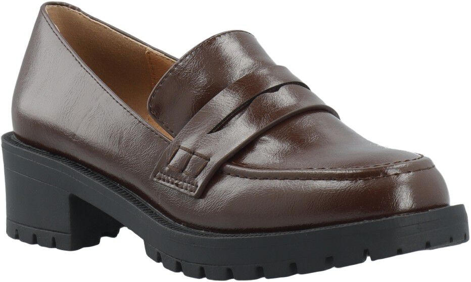 BIAPEARL Simple Penny Loafer Faux Leather
