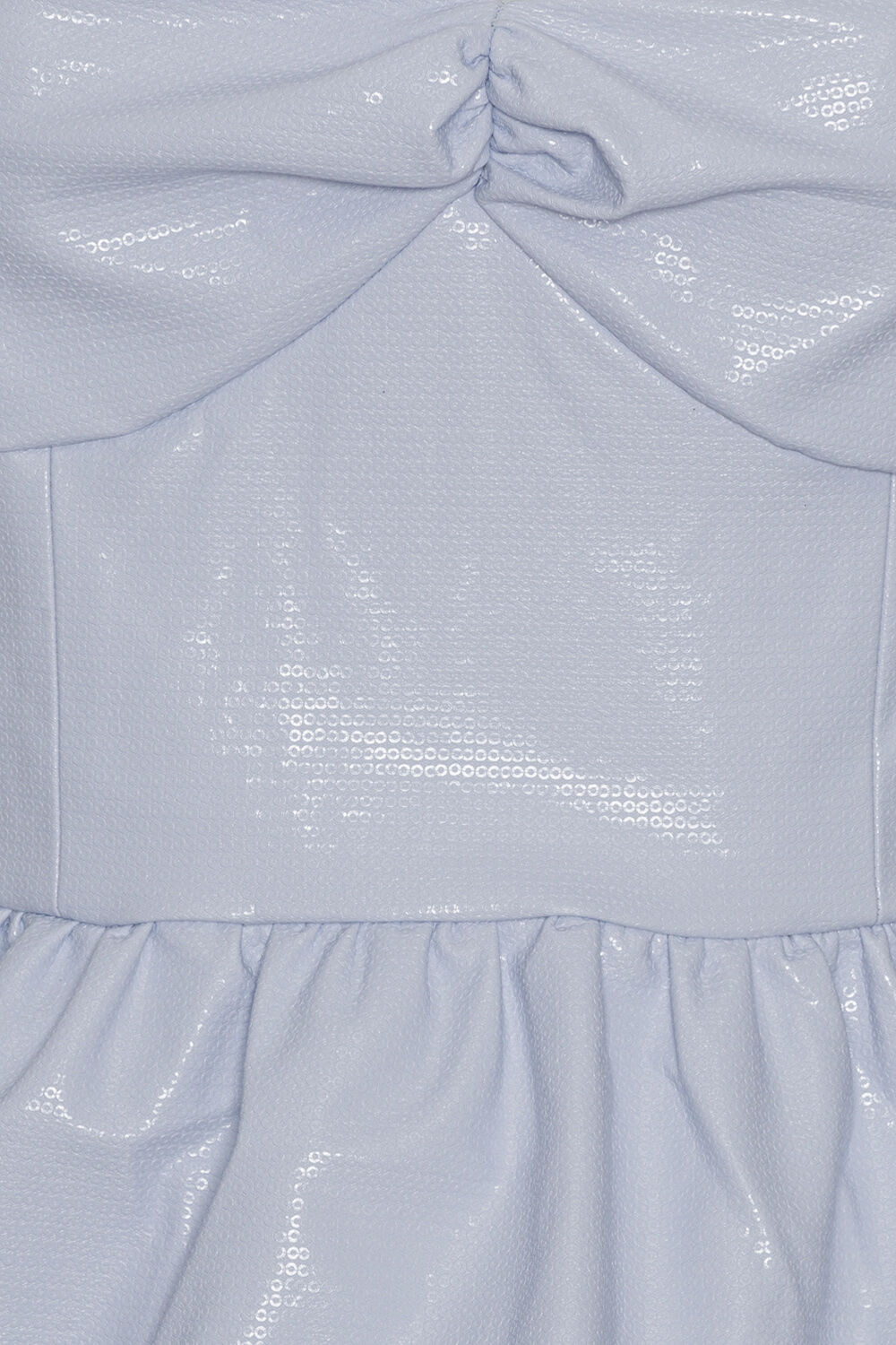 Embossed Strapless Top