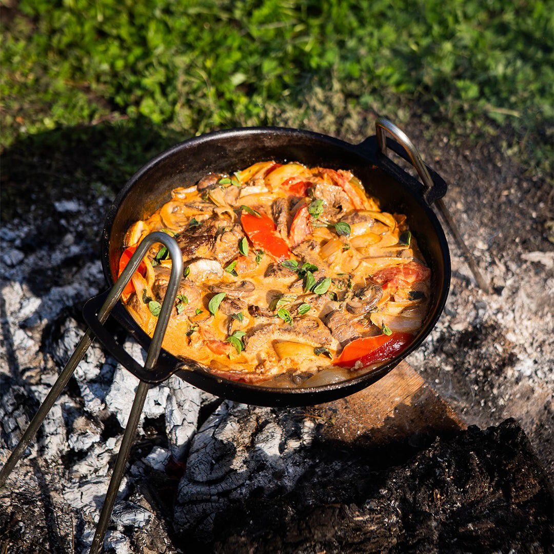 Stegepande &ndash; Carbonst&aring;l &ndash; Dobbelth&aring;ndtag