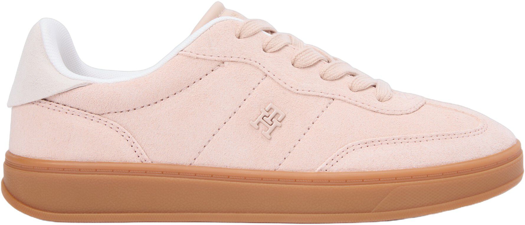 TH Monogram Plaque Suede Trainers