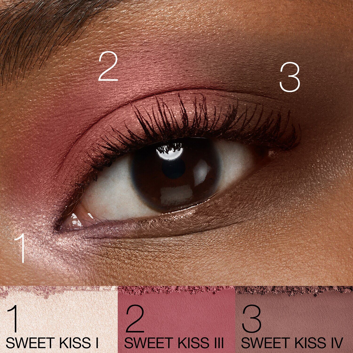 Sweet Kiss Quad Eyeshadow - Palette med fire &oslash;jenskygger