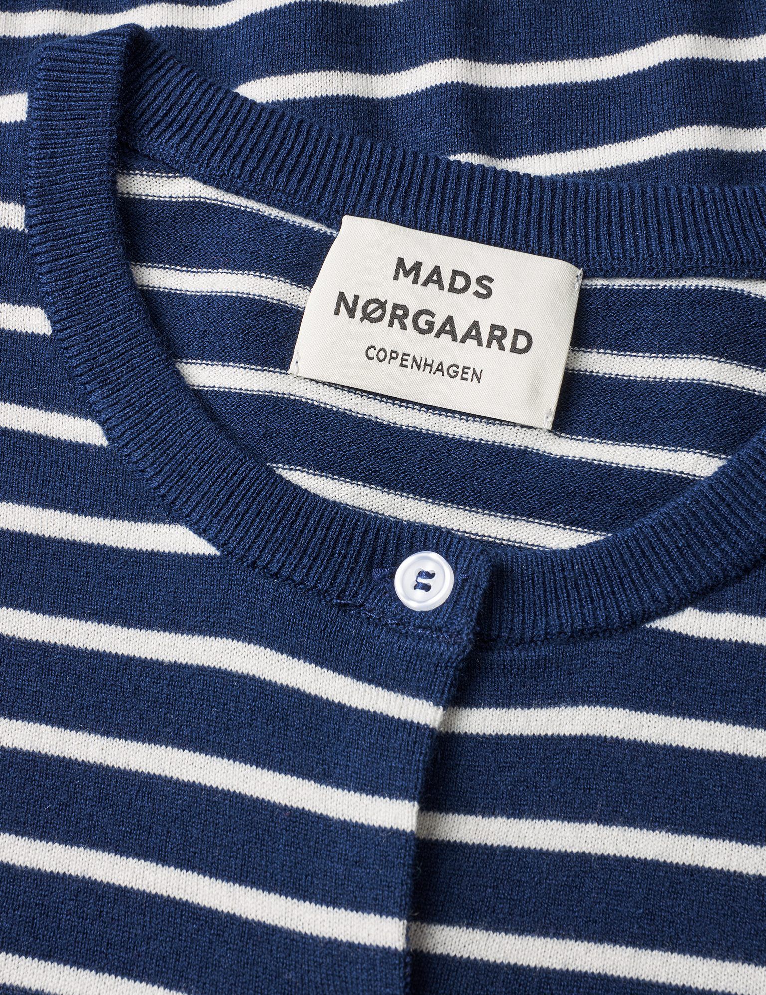 Fine Merino Charlot Stripe Cardigan