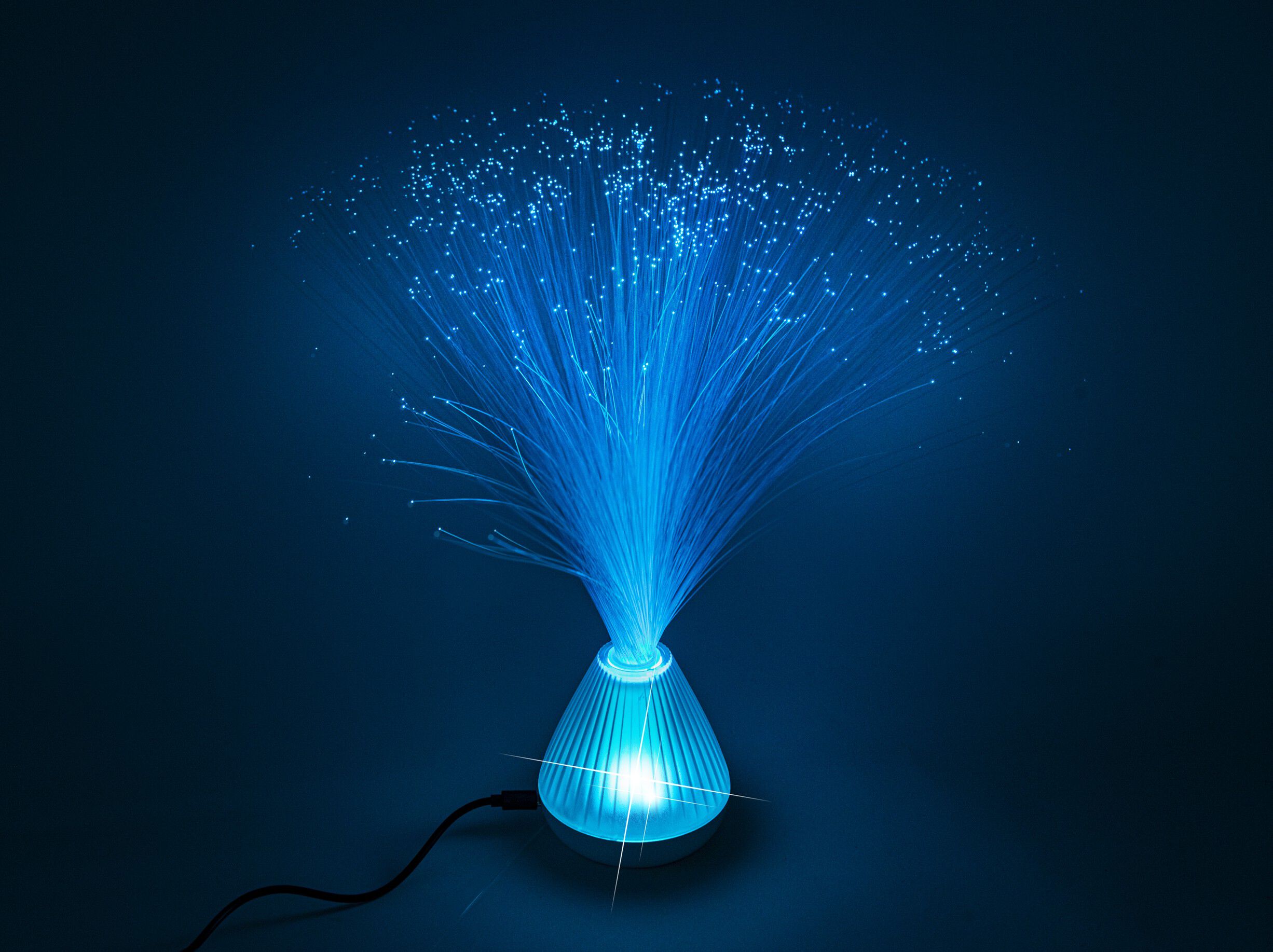 FIBEROPTISK LAMPE 33 cm