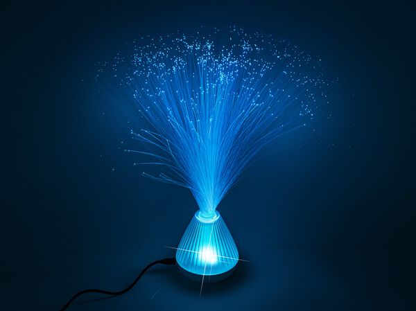 FIBEROPTISK LAMPE 33 cm