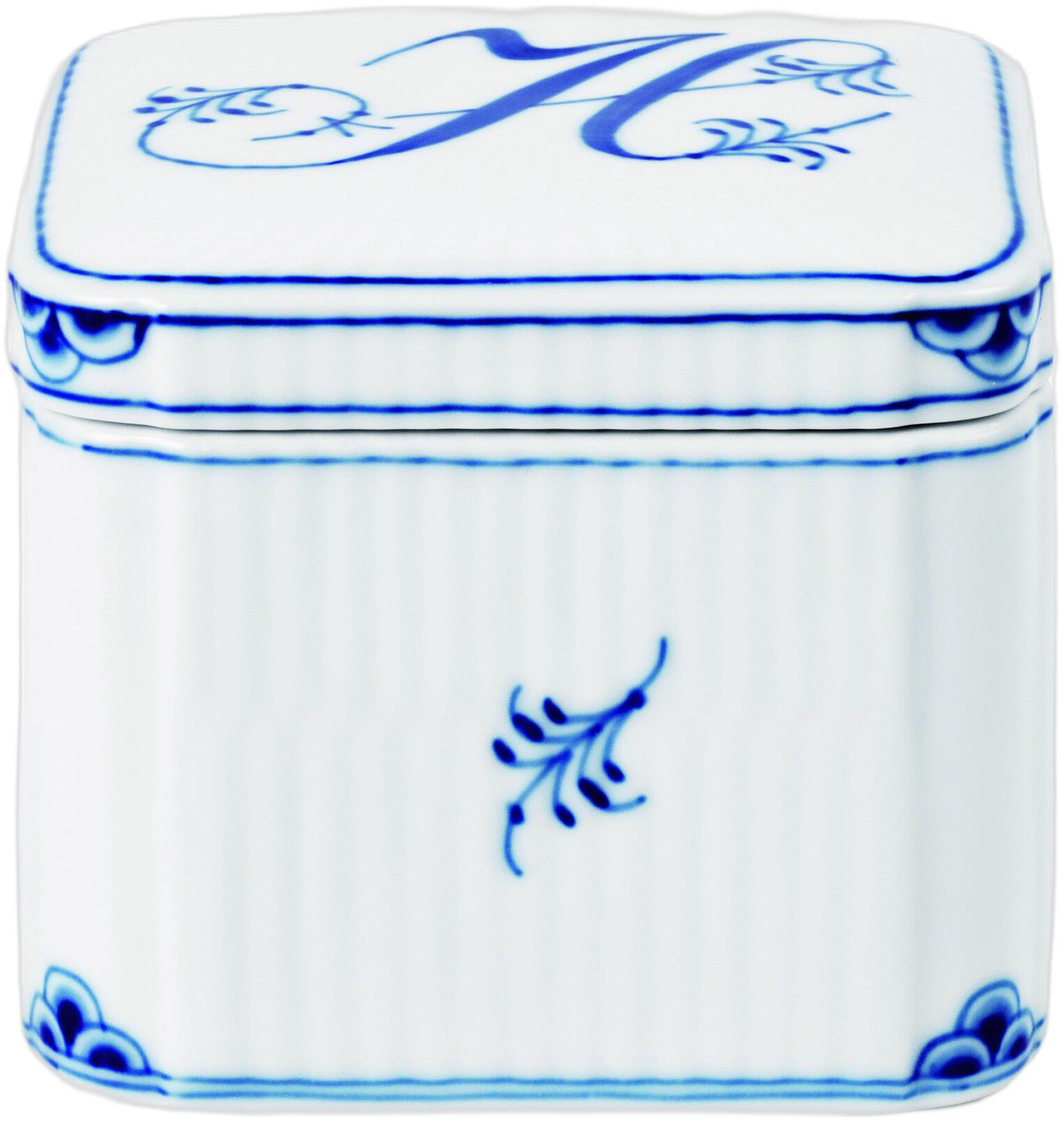 Alfabet bonbonniere, H, 13 cl