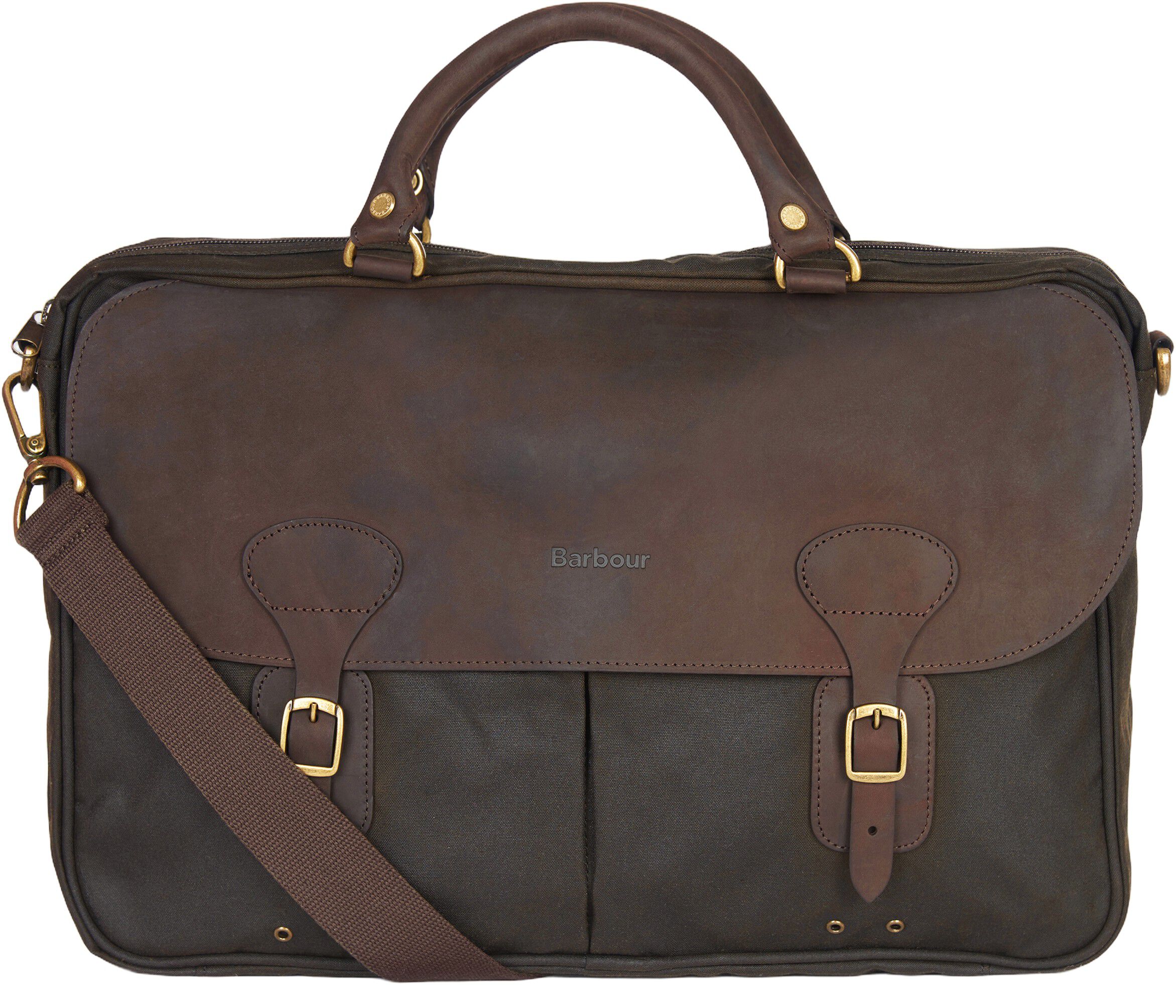 Wax Leather Briefcase