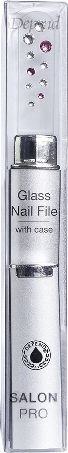 Glass Nail File Salon Pro with case