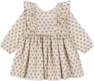 CIANNA LS BOW DRESS GOTS