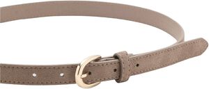 Suede leather belt
