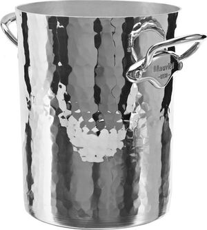 Champagnekøler høj 20 x 21,5 cm Hamret Aluminium