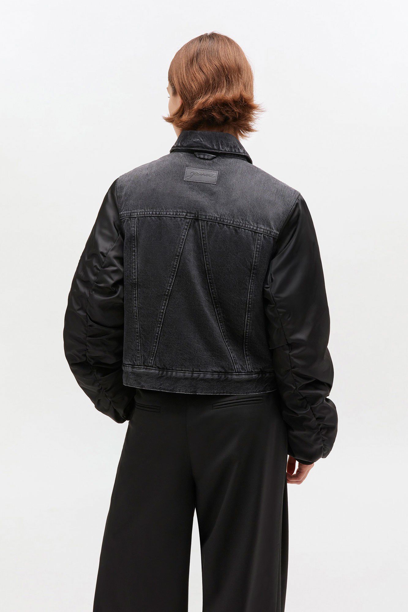 Rigid Denim Mix Jacket