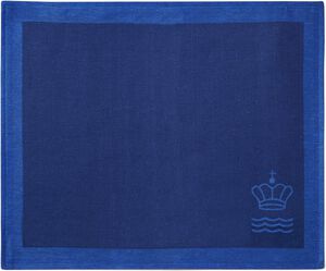 Waves Classic dækkeserviet, blå, 45 x 35 cm, 2 stk