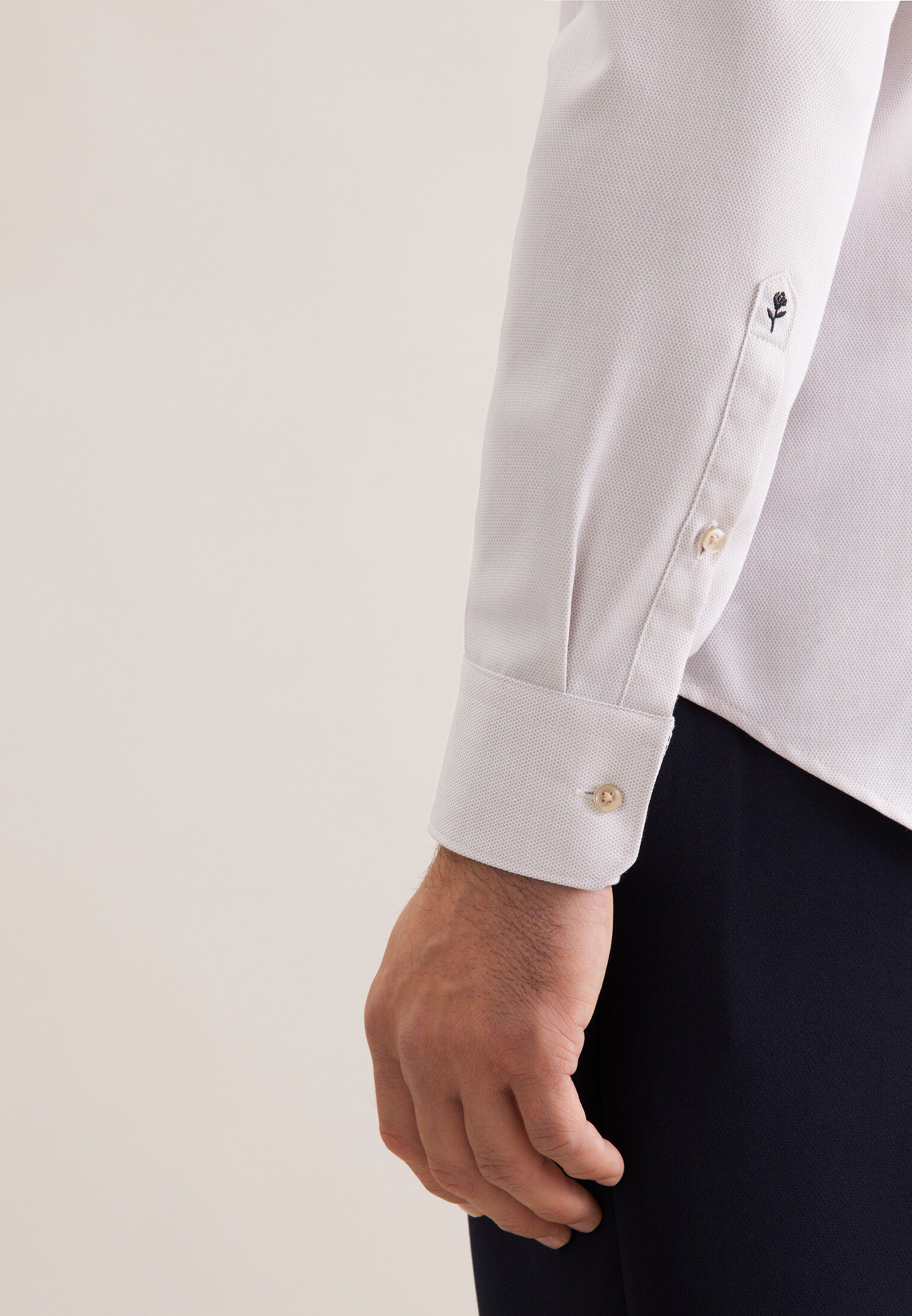 Business shirt Slim 1/1 Kent-Collar Structure