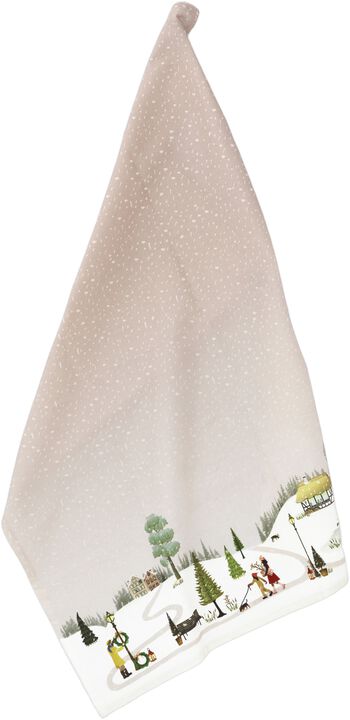 Viskestykke Vinter 70 x 50 cm Woodrose