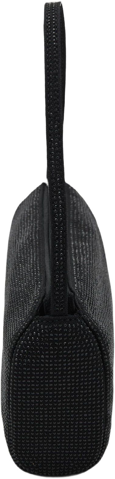 Handbag with rhinestones