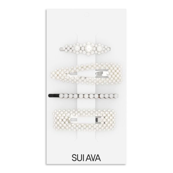 Pearly Hair Clips // 4 Pcs