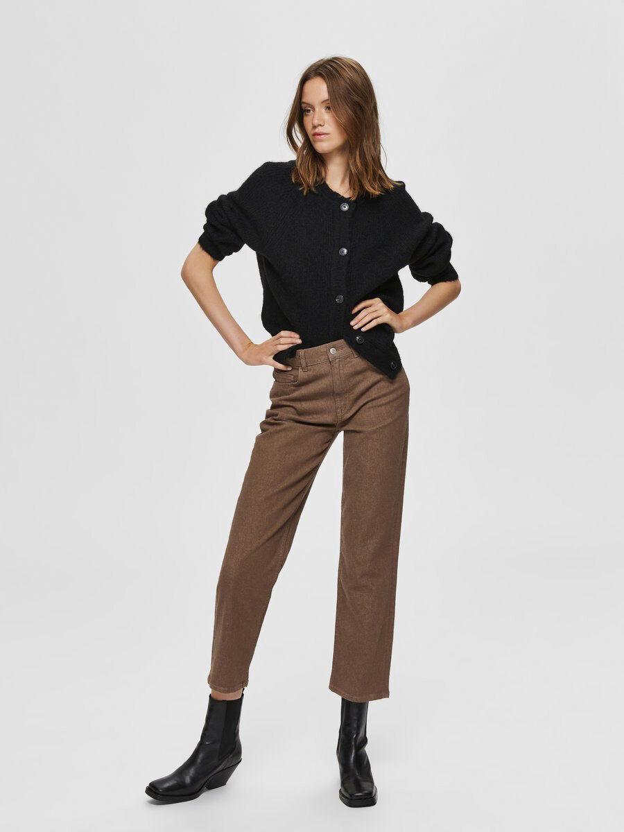 SLFLULU LS ALPACA BLEND KNIT SHORT CARDIGAN NOOS