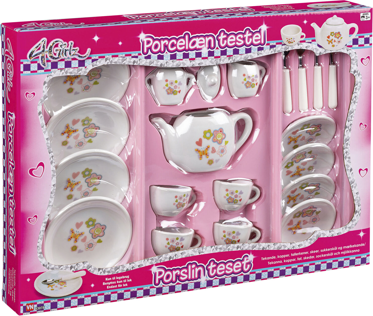 4-GIRLZ TES&AElig;T I PORCEL&AElig;N