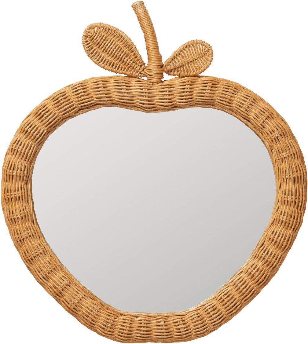 Apple Braided Mirror - Natural