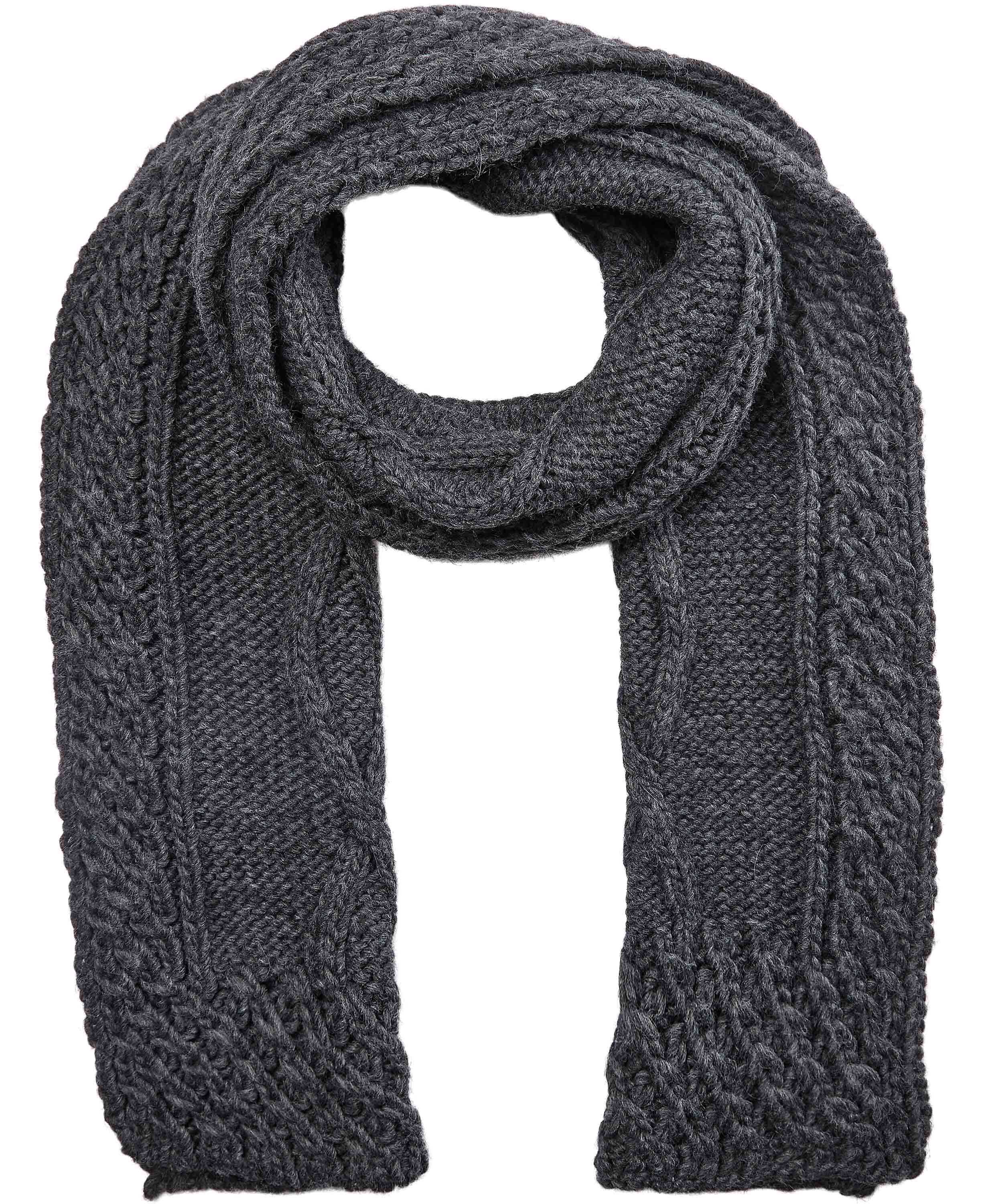Knitted Scarf 160x25 - Anthra C675