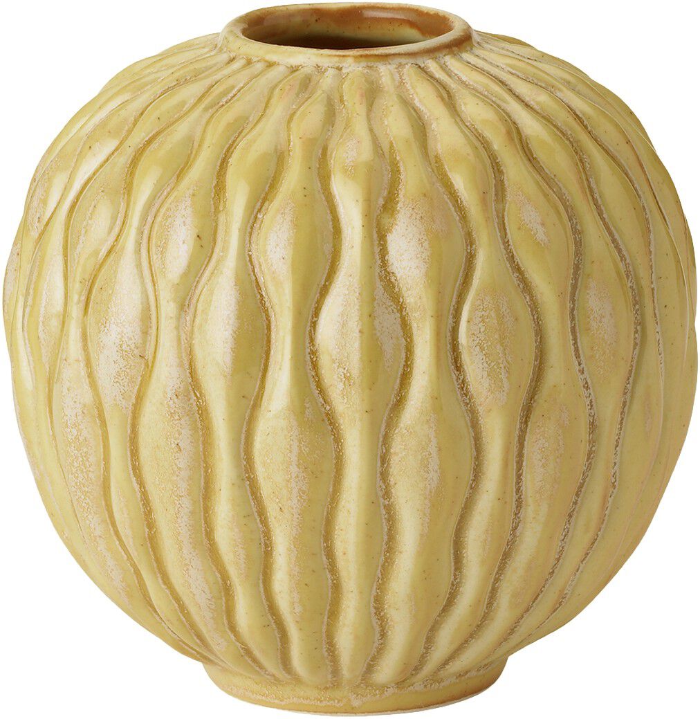 Solum vase H 8. 5 cm ochre