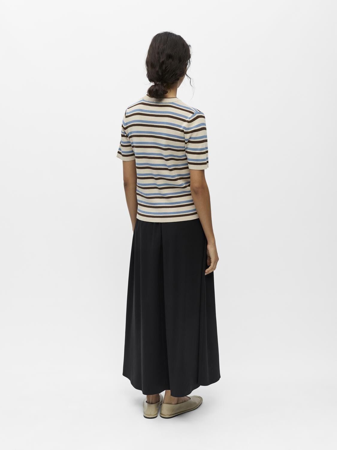 OBJESTER S/S NEW KNIT PULLOVER NOOS
