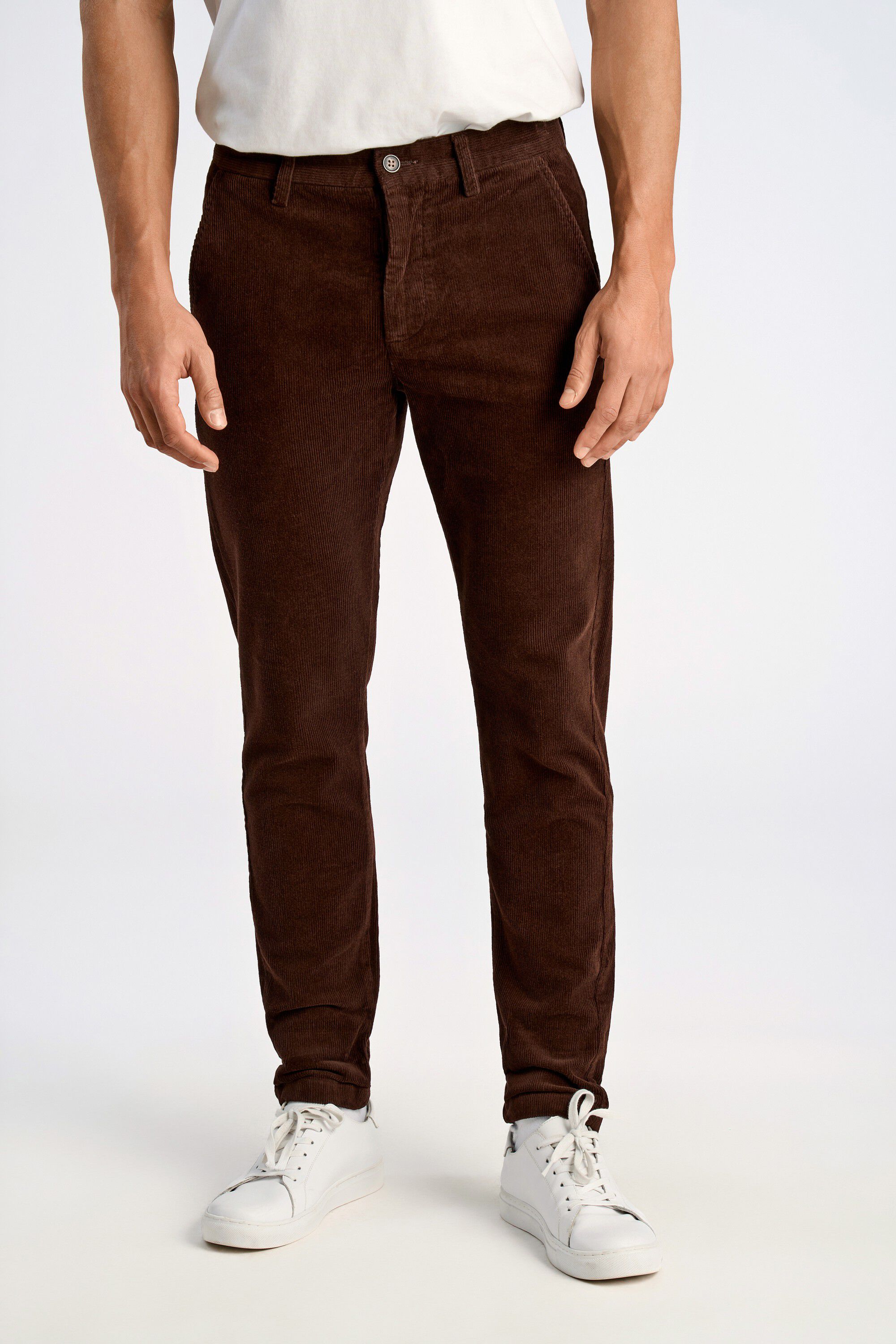 Cropped corduroy pants