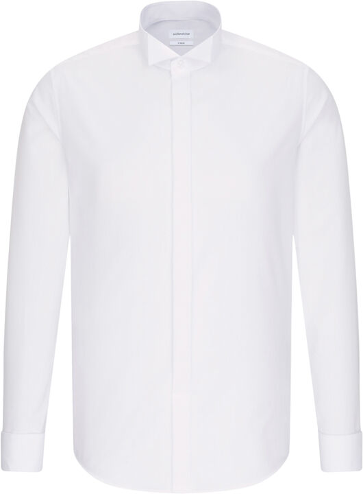 Gala Shirt Slim Long sleeve Wing Collar Uni