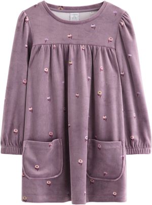 Top long velour AOP small flow