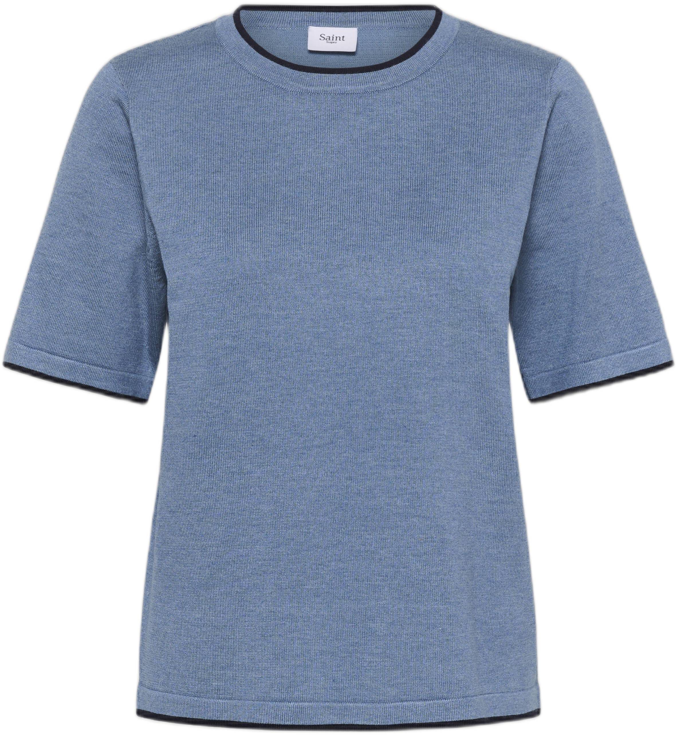 MilaSZ Contrast Stripe SS Pullover