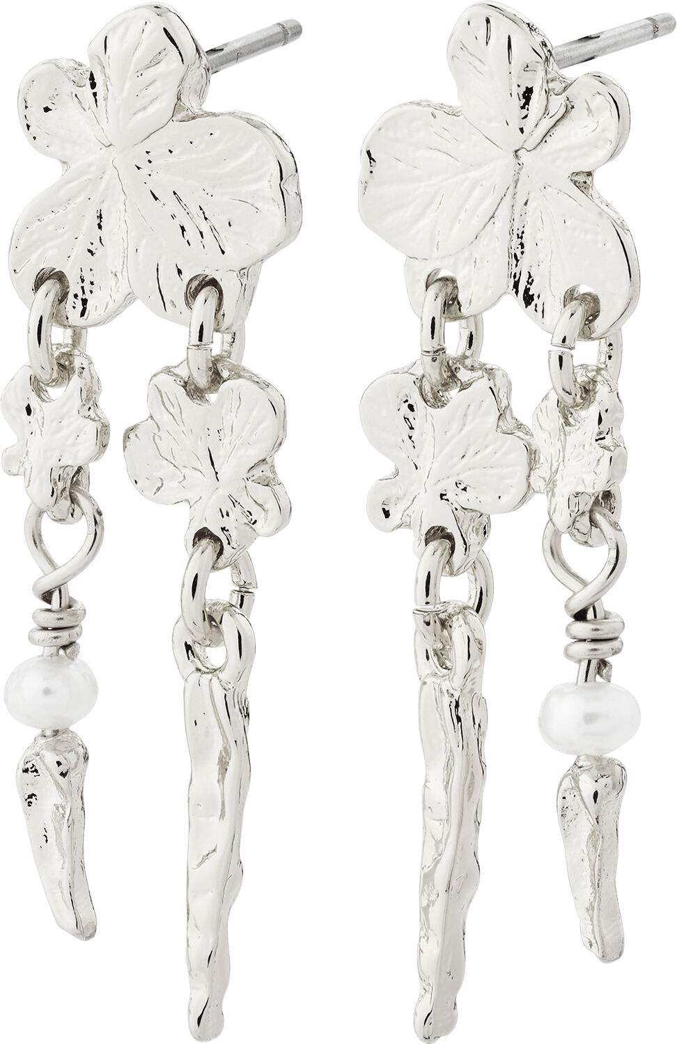 ZHURI recycled earrings silver-plated
