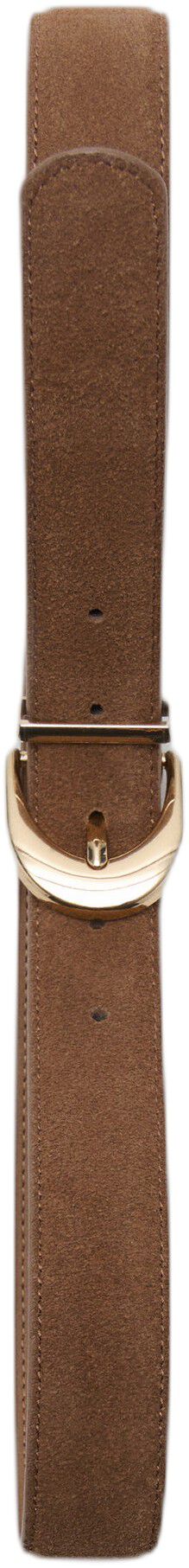 Oval buckle belt