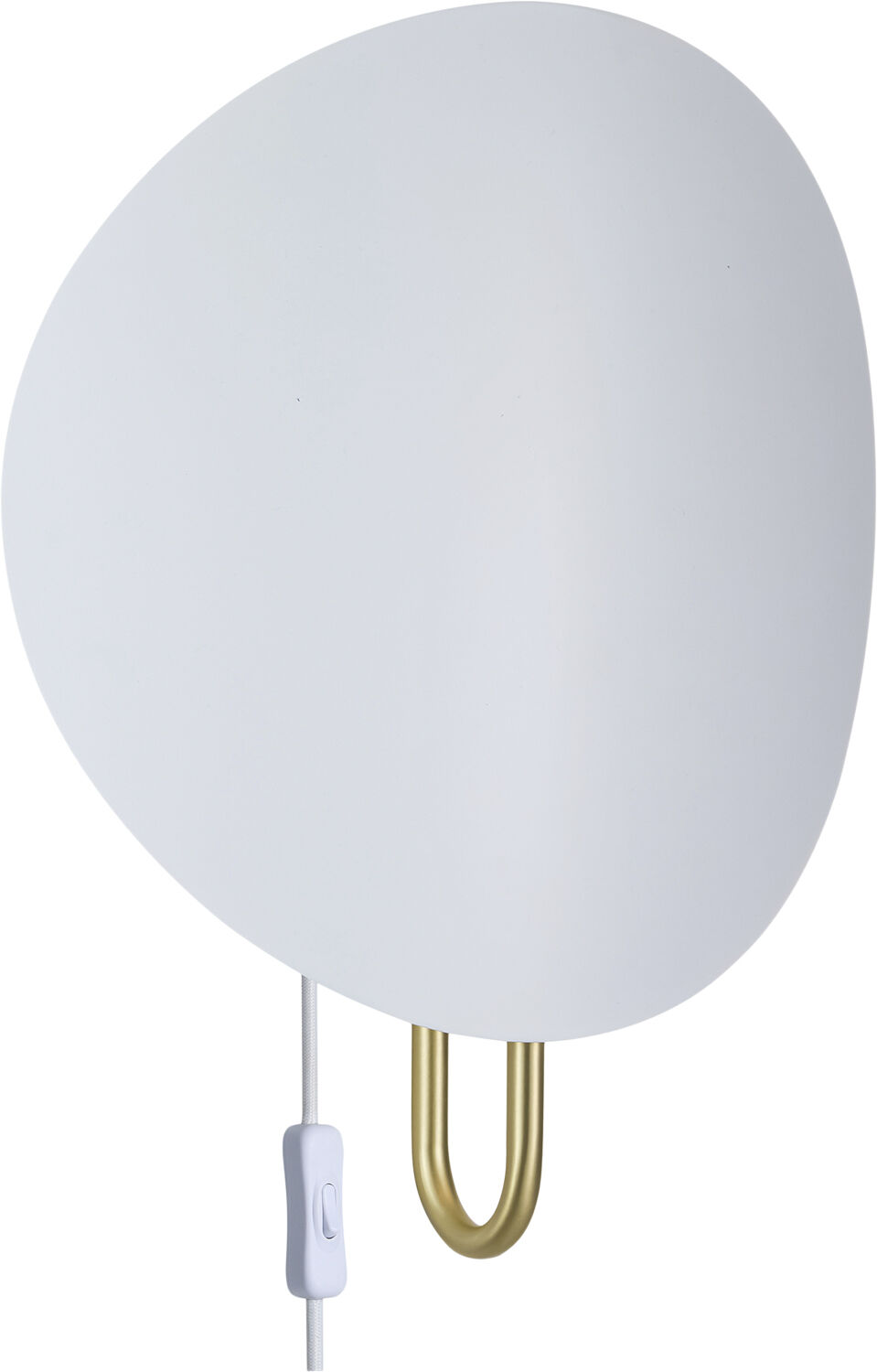 Spargo | V&aelig;glampe | Hvid/Messing