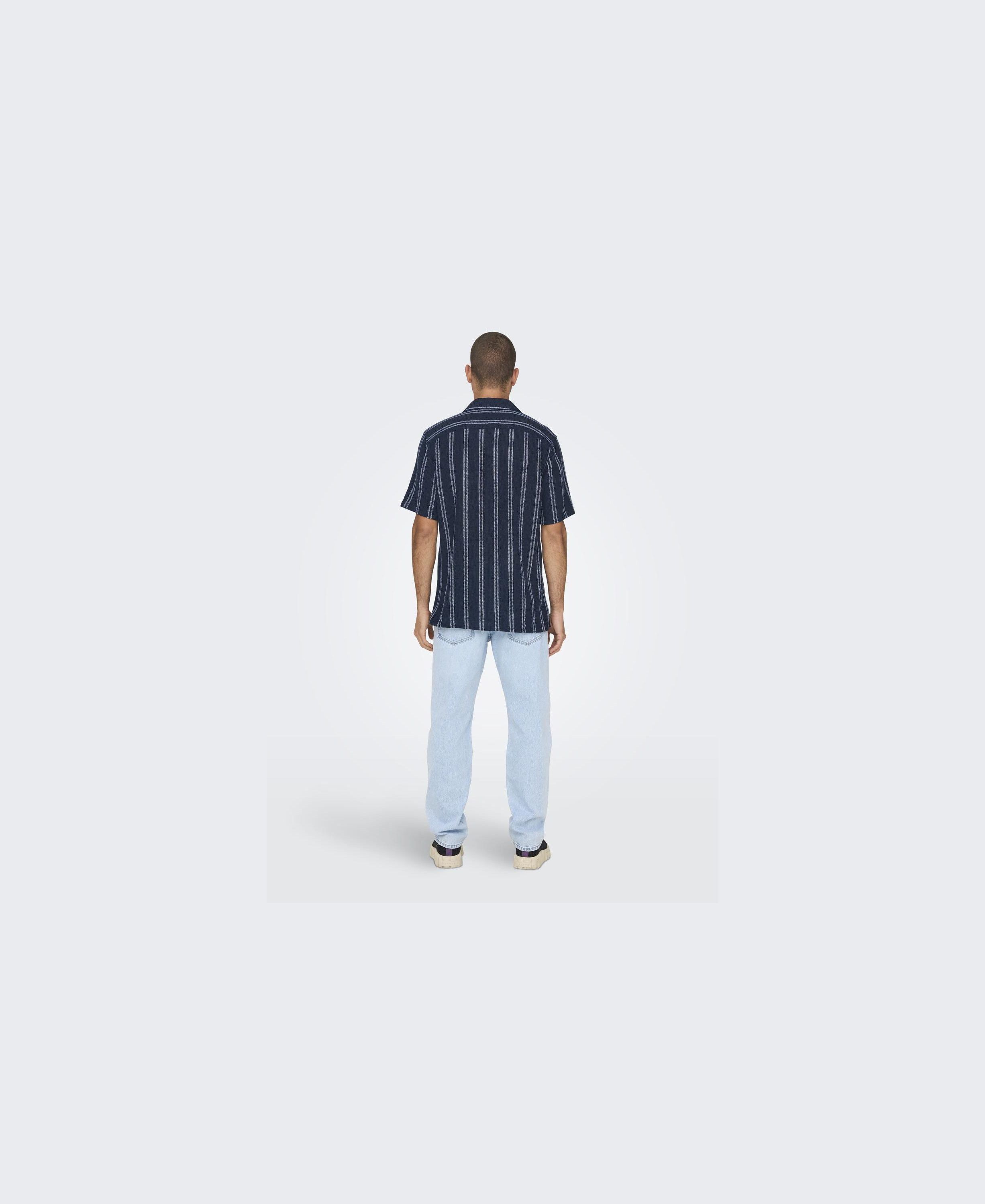 ONSTREV LIFE REG STRIPE SS SHIRT NO