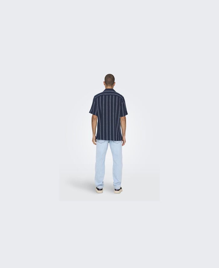 ONSTREV LIFE REG STRIPE SS SHIRT NO