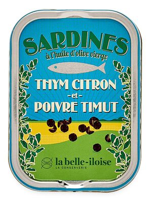 Sardiner med Citrontimian og Timut-peber