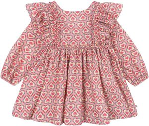 EVIA LS BOW DRESS GOTS